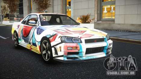 Nissan Skyline R34 JML S5 para GTA 4