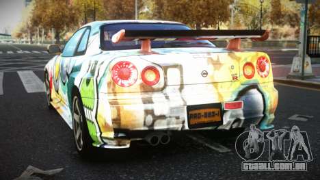 Nissan Skyline R34 JML S5 para GTA 4
