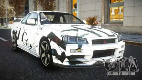 Nissan Skyline R34 JML S7 para GTA 4