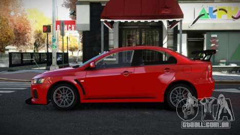 Mitsubishi Lancer Evo X Velcis para GTA 4