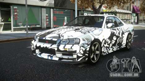 Nissan Skyline R34 JML S4 para GTA 4