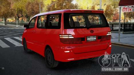 Toyota Alphard Elburo para GTA 4