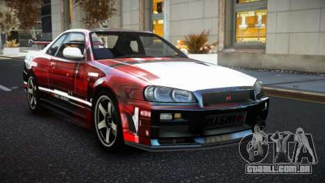 Nissan Skyline R34 JML S9 para GTA 4