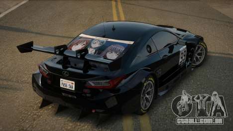 Lexus RC-F JP para GTA San Andreas