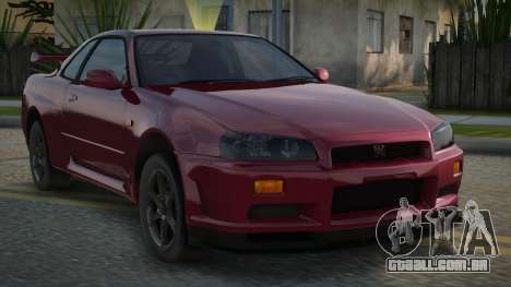 Nissan Skyline R34 GT-R V-Spec para GTA San Andreas