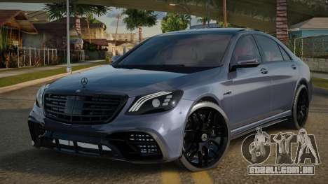 Mercedes-Benz S63 AMG W222 Full Black para GTA San Andreas