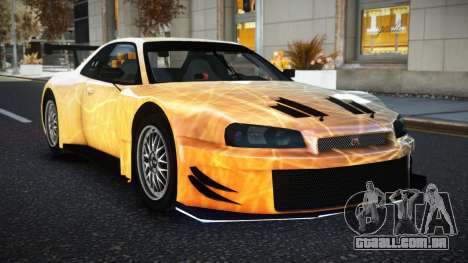 Nissan Skyline R34 YHL S14 para GTA 4