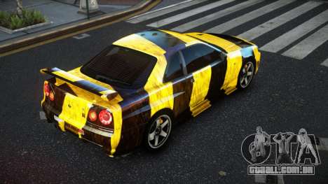 Nissan Skyline R34 JML S13 para GTA 4