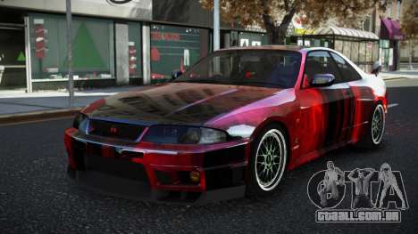 Nissan Skyline R33 Tixol S8 para GTA 4
