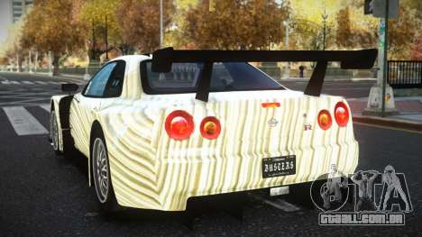 Nissan Skyline R34 YHL S10 para GTA 4