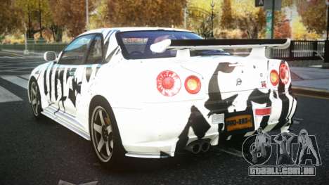 Nissan Skyline R34 JML S7 para GTA 4