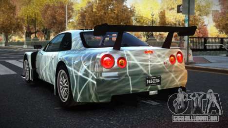 Nissan Skyline R34 YHL S14 para GTA 4