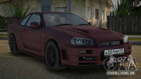 2002 Nissan Skyline R34 para GTA San Andreas