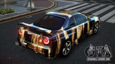 Nissan Skyline R34 JML S14 para GTA 4