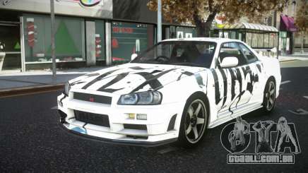 Nissan Skyline R34 JML S7 para GTA 4