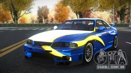 Nissan Skyline R33 Elnale S14 para GTA 4