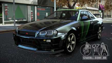 Nissan Skyline R34 JML S11 para GTA 4