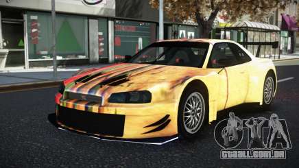 Nissan Skyline R34 YHL S11 para GTA 4