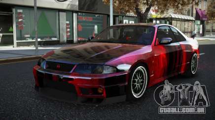Nissan Skyline R33 Tixol S8 para GTA 4
