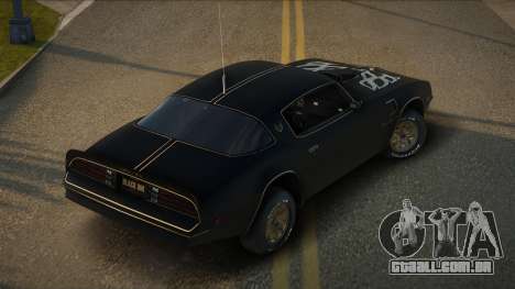 Pontiac Firebird Gortton para GTA San Andreas