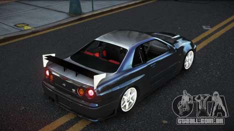 Nissan Skyline R34 Zemzuqo para GTA 4