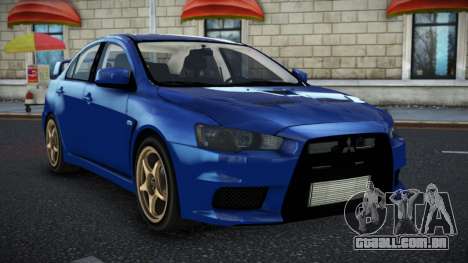 Mitsubishi Lancer Evolution X Ziwasef para GTA 4