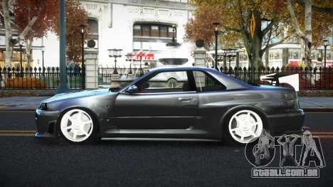 Nissan Skyline R34 Zemzuqo para GTA 4