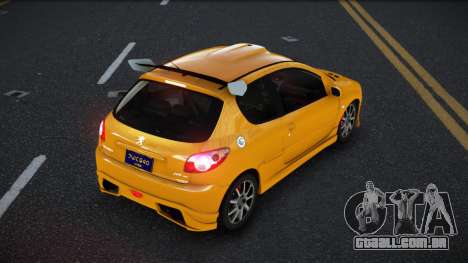 Peugeot 206 Bizjuv para GTA 4