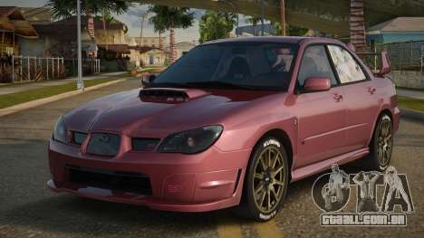 Subaru Impeza WRX STI Ganeltin para GTA San Andreas