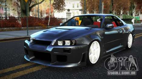 Nissan Skyline R34 Zemzuqo para GTA 4
