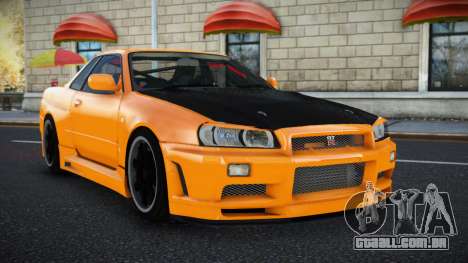 Nissan Skyline R34 Natiba para GTA 4