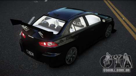 Mitsubishi Lancer Evolution X Vupabuwop para GTA 4