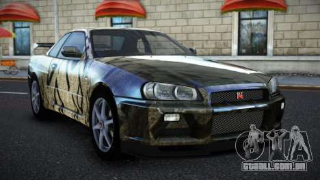 Nissan Skyline R34 Richtiny S2 para GTA 4