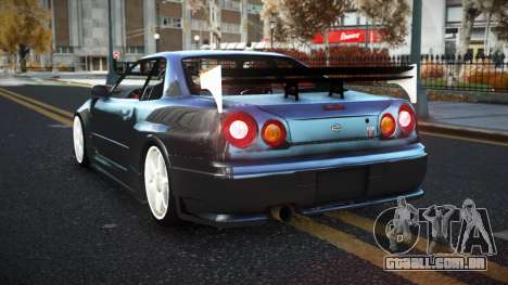 Nissan Skyline R34 Zemzuqo para GTA 4