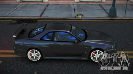 Nissan Skyline R34 Nepufifu para GTA 4