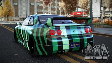 Nissan Skyline R33 Cogelria S14 para GTA 4