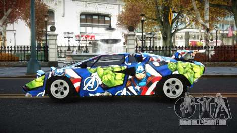 Lamborghini Countach Arse S5 para GTA 4