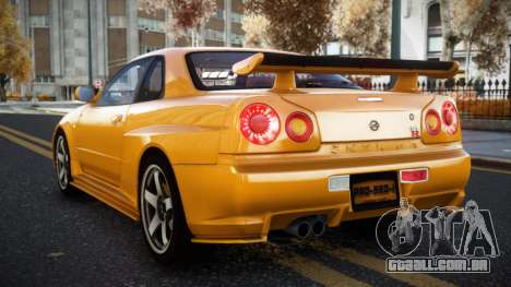 Nissan Skyline R34 Duju para GTA 4