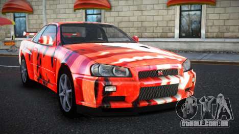 Nissan Skyline R34 Richtiny S14 para GTA 4