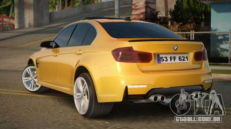 BMW M3 F30 Luziege para GTA San Andreas