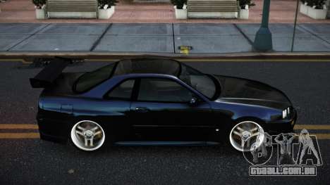 Nissan Skyline R34 Fuvev para GTA 4