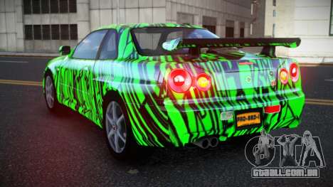 Nissan Skyline R34 Richtiny S4 para GTA 4