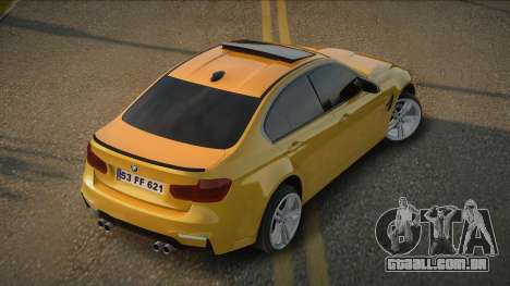 BMW M3 F30 Luziege para GTA San Andreas