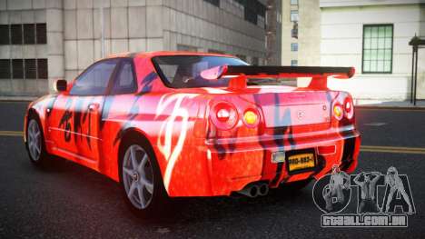Nissan Skyline R34 Richtiny S14 para GTA 4