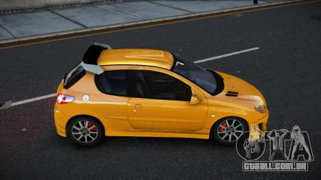 Peugeot 206 Bizjuv para GTA 4