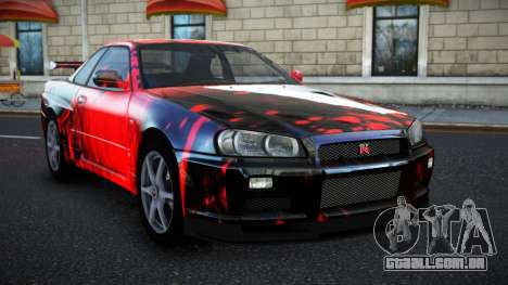 Nissan Skyline R34 Richtiny S9 para GTA 4