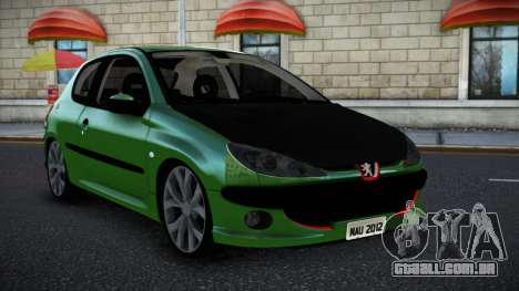 Peugeot 206 Puckuv para GTA 4