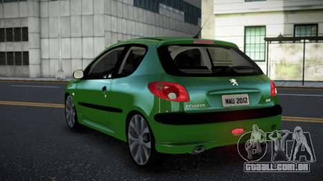 Peugeot 206 Puckuv para GTA 4