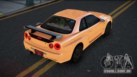 Nissan Skyline R34 Fezamu para GTA 4