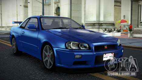 Nissan Skyline R34 Medjur para GTA 4